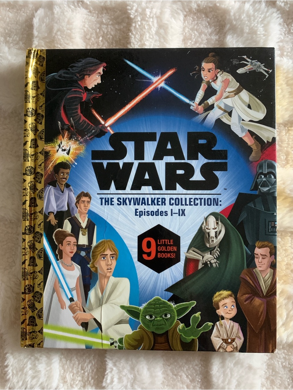 Star Wars The Skywalker Collection Episodes I-IX, Hardback 9 in 1 Little Golden